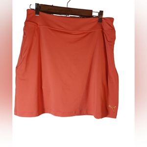 Puma Sport Lifestyle Skort, Women's Size Medium Coral Color